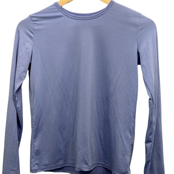 Cuddl Duds Purple Base Layer Top Womens Large Thumbholes Thermal Long Sleeve - Picture 1 of 3